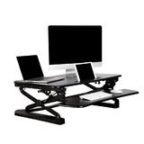 PrimeCables Cab MT101 S BK STM01 1 Monitor Desk Mounts Sit Standing Height Adjustable Desk Ergo Riser Anti fatigue Standing M