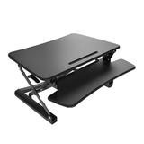 PrimeCables Cab MT101 M BK FR03 Monitor Desk Mounts Sit Standing Height Adjustable Desk Ergo Riser Height Adjustable Footrest