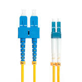 PrimeCables PC 700 lcsc 1m Fiber Optic Cables Fiber Optic Cable SC LC Single Mode Duplex 1 Meter 9 125 Type Yellow Primecable