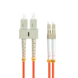 PrimeCables PC 750 lcsc 3m Fiber Optic Cables Fiber Optic Cable OM2 LC SC Multi Mode Duplex 3 Meter 50 125 Type Orange Primec