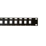 Cab PP 16KS 1U Patch Panel 16 port Keystone Patch Panel 19 Rackmount 1U Unloaded