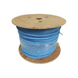 Cab BK C6AST 4AQ Cat6 6a Network Ethernet Cable Cat6A 24AWG UTP Solid Bulk Cable Stranded CMR FT4 1000ft Aqua
