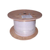 Cab BK C6AST 4WHS Cat6 6a Network Ethernet Cable Cat6A 26AWG SSTP Solid Bulk Cable Stranded CMR FT4 1000ft White