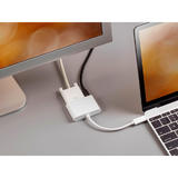 Monoprice Canada Cab 15243 USB 3 0 USB C to DVI USB C F Dual Port Adapter Select Series Monoprice