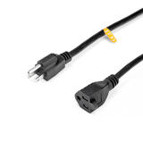 PrimeCables Cab PE05296 1FT Power Cables Cords 16AWG Power Extension Cord Cable SJT 16 3C 13A 125V PrimeCables 1ft