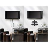PrimeCables Cab DVD 292 TV Wall Mounts Stands Height Adjustable DVD Wall Mount Double shelves for DVD players or AV component