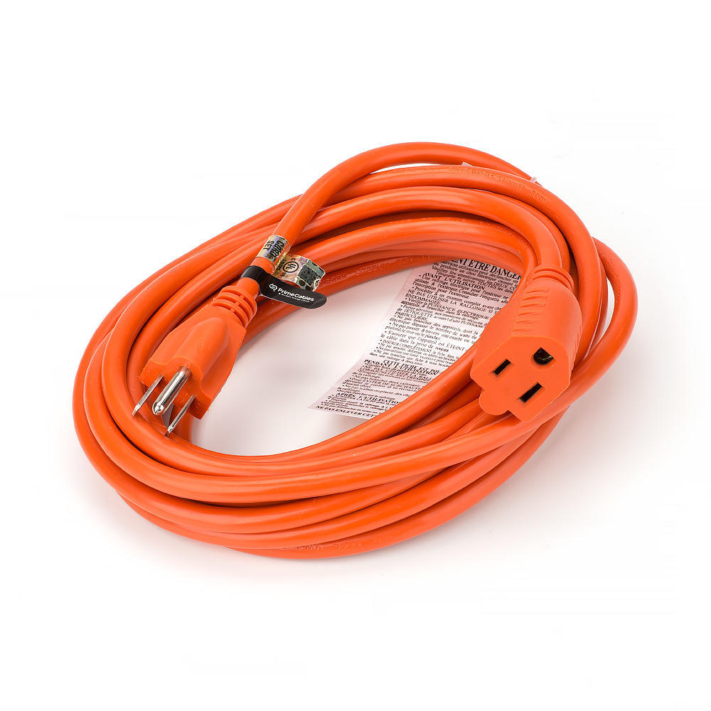 Indoor Heavy Duty All Purpose Power Extension Cord, SJT 16/3 5M(16.4Ft