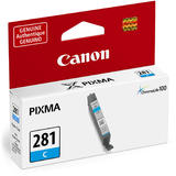 Canon CLI 281 C OEM PIXMA TS9120 Canon CLI 281 Original Cyan Ink Cartridge 2088C001