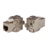 Monoprice Canada Cab 15680 Cat6 6a RJ 45 Jacks Cat6A RJ 45 FTP Toolless 180 Degree Die Cast Keystone MonoPrice