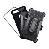 PrimeCables SP C130 AP017 iPhone 7 Plus Transformer Combo Holster Cover Case for iPhone 6 Plus 7 Plus 8 Plus Black PrimeCable