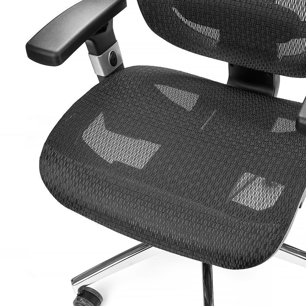 Moustache® Ergonomic Mesh Chair Mesh Seat 123ink.ca