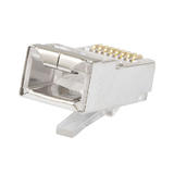Monoprice Canada Cab 7300 Cat5e RJ 45 Jacks Cat5 Plug Shielded 50u for round cable 100pcs bag Monoprice