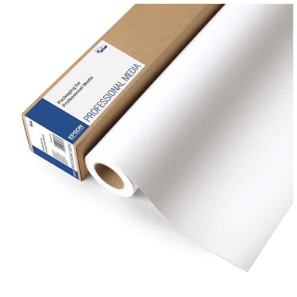 Epson S042081 Premium Luster Photo Paper, 3' Core, 24" x 100 ft, White