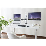 PrimeCables Cab NBH 2 Monitor Desk Mounts Steel Laptop Holder PrimeCables