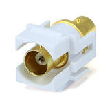 Monoprice Canada Cab 6540 Audio Video keystone Jacks Keystone Jack Modular BNC White Monoprice