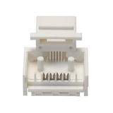 Monoprice Canada Cab 7288 RJ 11 RJ 12 Jacks RJ 11 Toolless Keystone Jack White Monoprice