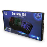 Adesso MOU AKB 150EB Keyboards Adesso Tru Form 150 3 Color Illuminated Ergonomic Keyboard