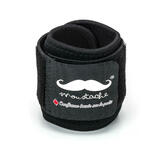 Moustache M WristBand Gift Adjustable Pressurized Anti Sprained Sports Protective Wristband Black Moustache