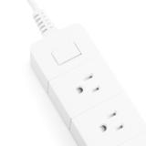 PrimeCables Cab BU3UW AC Power Adapters Alexa Enabled Wi Fi Smart Power Strip Surge Protector 3 Outlets 2 USB Fast Charging P