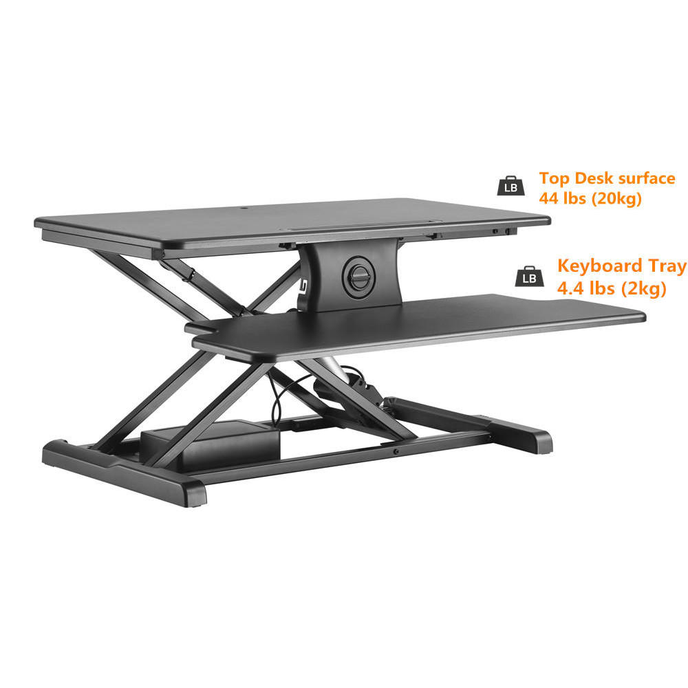 Convertisseur De Bureau Debout 32 Pouces, Hauteur Réglable Assis