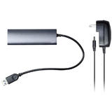 Monoprice Canada Cab 21671 USB 3 0 Adapters 4 Port USB 3 0 Premium Aluminum Hub with AC Adapter Monoprice