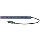 Monoprice Canada Cab 21672 USB 3 0 Adapters 7 Port USB 3 0 Premium Aluminum Hub with AC Adapter Monoprice