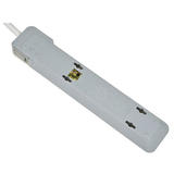 Monoprice Canada Cab 9198 Surge Protector Power Strip 6 Outlet Slim Surge Protector Power Strip 540 Joules