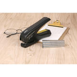 Moustache MOS S10065BP Staplers Staple Removers Low Force Stapler with Free Staples 25 Sheets Moustache