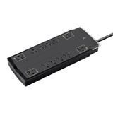 Monoprice Canada Cab 15870 Surge Protector Power Strip Monoprice 12 Outlet Slim Surge Protector 10ft Cord 4230 Joules