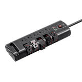 Monoprice Canada Cab 15875 Surge Protector Power Strip Monoprice 10 Outlet Rotating Power Surge Block 8ft Cord 2880 Joules