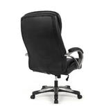 Moustache MOFC 3600 BK Office Chairs Big Tall Executive Office Chair 400 lb Weight Capacity Black Moustache