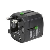 Monoprice Canada Cab 9876 AC Power Adapters Compact Cube Universal Travel Adaptor Black Monoprice