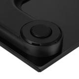 LivingBasics LB B8012 Bathroom Fixtures Digital Bathroom Scale Step On Technology Non Slip Tempered Glass Platform Temperatur