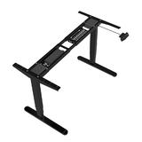 PrimeCables Cab M02 23R BK STM01 1 Monitor Desk Mounts Sit Stand Dual Motor Height Adjustable ADR Desk Frame Electric Black S