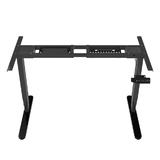 PrimeCables Cab M02 23R BK STM01 1 Monitor Desk Mounts Sit Stand Dual Motor Height Adjustable ADR Desk Frame Electric Black S