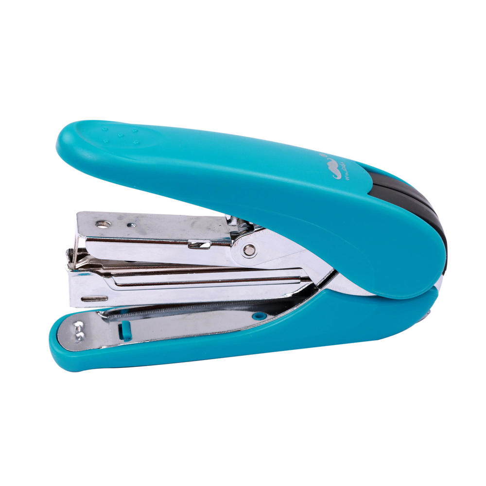Reduced Effort Plastic Stapler, Blue / Orange (Random Colour) Moustache®