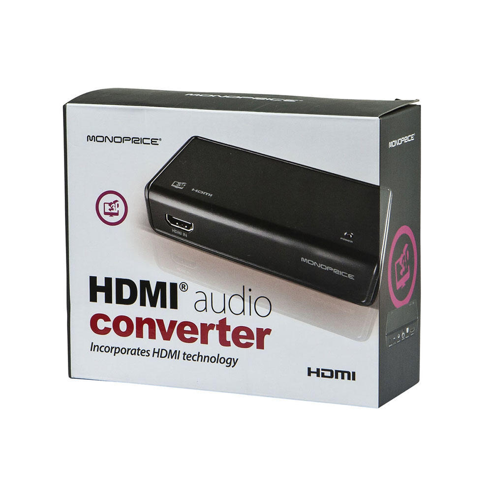 HDMI Audio Converter HDMI to Optical/Coaxial/Analog 3.5mm TRS Stereo