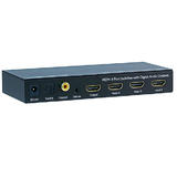 Monoprice Canada Cab 5557 Analog Digital Converters 4x1 HDMI Switch with Analog Digital Coaxial and Digital Optical Audio Out