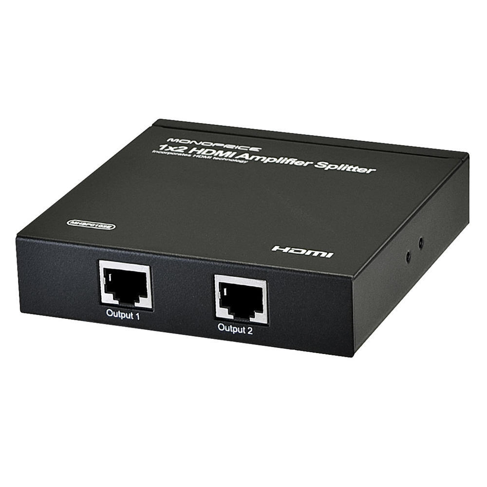 Professional Grade HDMI Extender / 1x2 Splitter Monoprice®