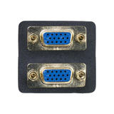 PrimeCables ADA 2679 Audio Video Splitters VGA Splitter VGA M to VGA F X 2 1 PC to 2 Monitors for High Resolution PrimeCables