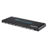 Monoprice Canada Cab 15260 Audio Video Splitters Blackbird 4K Pro 1x8 HDMI Splitter with HDCP 2 2 and EDID Support