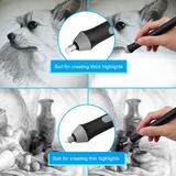 Moustache MOS T39002 Shredders Supplies Electric Eraser Black Moustache