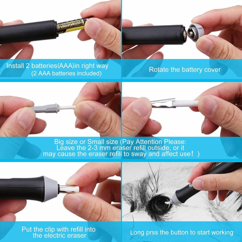 Electric Eraser, Black Moustache®