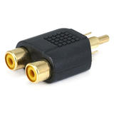 PrimeCables Cab 7186 Audio Adapters RCA Plug to 2x RCA Jack Splitter Adapter Gold Plated PrimeCables