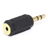 Monoprice Canada Cab 7126 Audio Adapters 3 5mm Male Stereo Plug to 2 5mm Female Stereo Jack Adaptor Gold Plated Monoprice