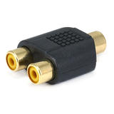 PrimeCables Cab 7187 Audio Adapters RCA Jack to 2 RCA Jack Splitter Adaptor Gold Plated PrimeCables