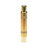 Monoprice Canada Cab 5574 Audio Adapters Metal 6 35mm 1 4Inch TRS Female to 6 35mm 1 4Inch TRS Female Coupler Gold Plated Mon