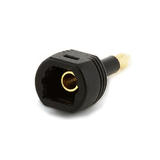 Monoprice Canada Cab 2671 Toslink Adapters Toslink Female to Toslink Mini Male Adapter Monoprice