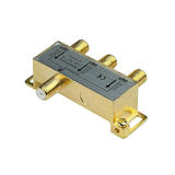Monoprice Canada Cab 10014 Analog Video Splitter Y Adapter PREMIUM 3 way Coax Cable Splitter F type Screw 5 2400 MHz Monopric