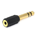 Monoprice Canada Cab 7138 Audio Adapters 6 35mm 1 4 Inch Stereo Plug to 3 5mm Mono Jack Adaptor Gold Plated Monoprice